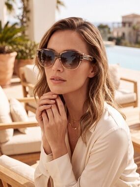 Karl Lagerfeld Brown Gradient Sunglasses